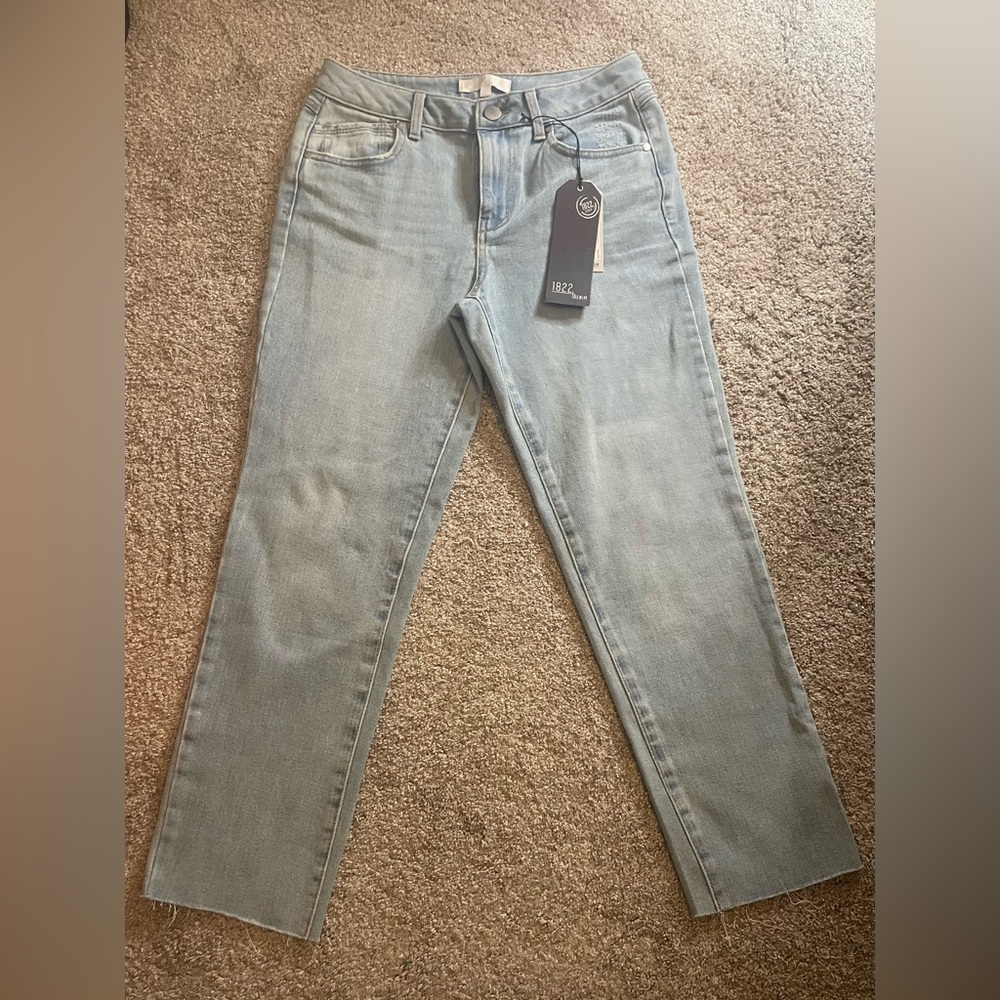 1822 Denim - NWT Light Blue Ankle Straight Leg Jeans - Size 6